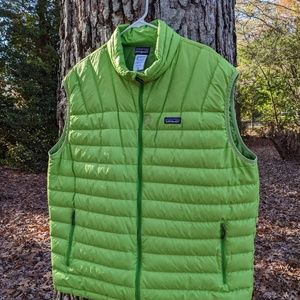 Patagonia Green Down Puffer Vest Men’s XXL